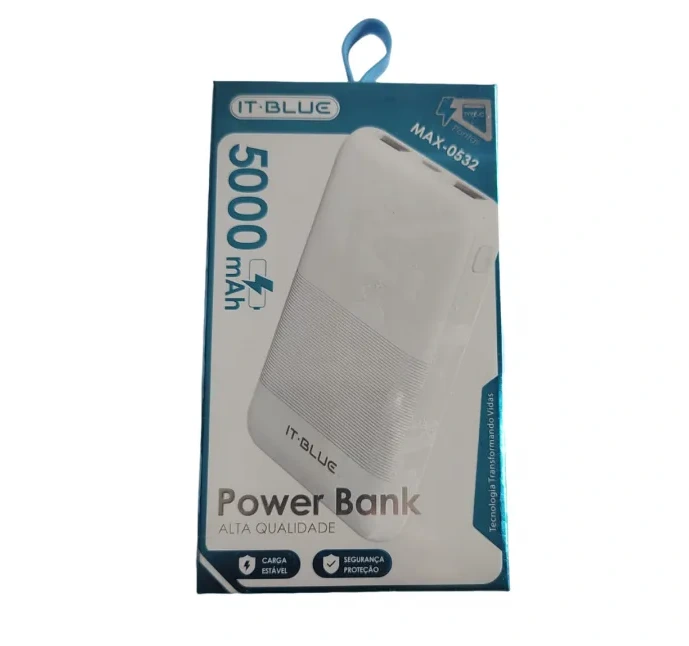 Carregador portátil 5000 mah max 0532 It Blue